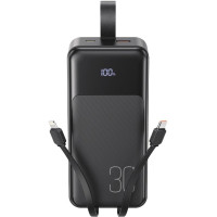 Универсальная мобильная батарея Повербанк XO PR250 22.5W PD 30000mAh Чёрный Универсальная мобильная батарея Повербанк XO PR250 22.5W PD 30000mAh Чёрный