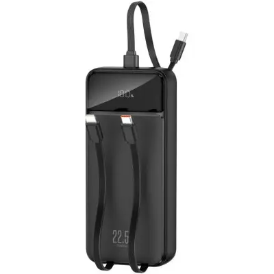 Універсальна мобільна батарея Повербанк XO PR275 22.5W PD 20000mAh Чорний