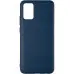 Чехол накладка Leather Samsung A225/M325 (A22/M32) Темно синяя