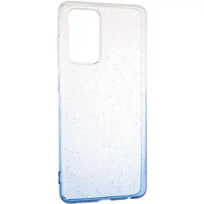 Чехол накладка Glossy Shine Samsung A225/M325 (A22/M32) Синяя/Белая