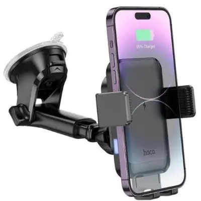 Автотримач Hoco HW9 з БЗП Black, Чорний