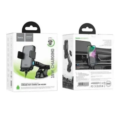 Автотримач Hoco HW9 з БЗП Black, Чорний