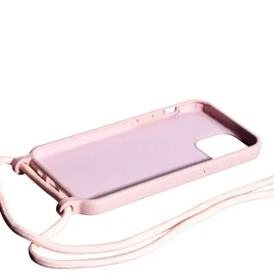 Чехол Накладка Rope Color iPhone 13 Розовый Песок