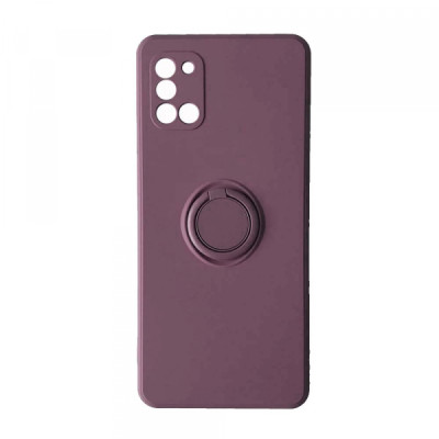 Накладка Ring Samsung A715 (A71) Вишнево-фіолетова