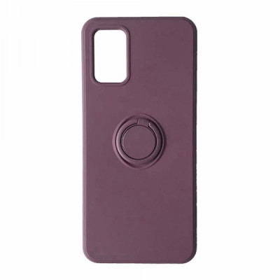 Чехол накладка Ring Samsung G990 (S21 FE) Вишнёво-фиолетовая