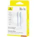 Кабель дата Baseus Silky Type-C to Type-C 100W 1.2м Синій