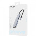 USB хаб Proove Iron Link 5 in 1 (3*USB3.0 + Tyce C + HDMI) Silver, Срібло