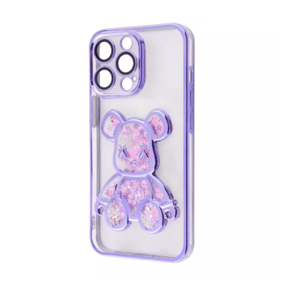 Чехол накладка Shining Bear iPhone 14 Pro Max Темно-фиолетовая