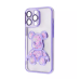 Чехол накладка Shining Bear iPhone 14 Pro Max Темно-фиолетовая