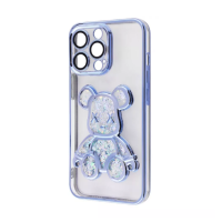 Чехол накладка Shining Bear iPhone 13 Голубая