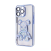 Чехол накладка Shining Bear iPhone 13 Голубая