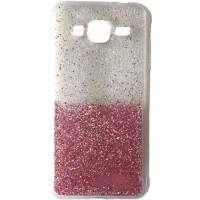 Чохол накладка Fashion Popsocket Samsung J3 2016 (J320) Світло-рожева