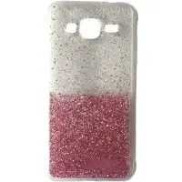 Чехол накладка Fashion Popsocket Samsung J3 2016 (J320) Светло-розовая