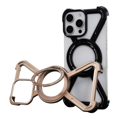 Чехол Накладка Titanium ArmorX MagSafe iPhone 16 Pro Max Чорна