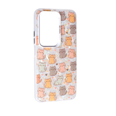 Чехол Накладка Soft Milky Xiaomi Redmi 15 EU (171mm) Котики