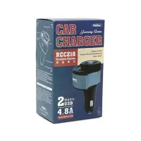 Автомобильное зарядное устройство Remax RC-C218 2USB Чёрный