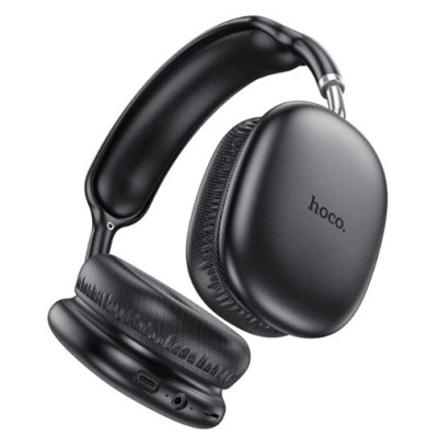 Беспроводные полноразмерные наушники Hoco W35 Air Black Stereo Bluetooth Headphones, черные