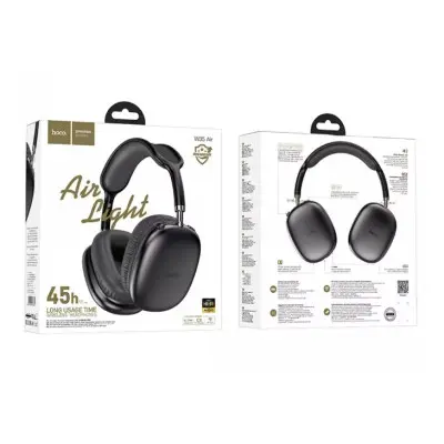 Беспроводные полноразмерные наушники Hoco W35 Air Black Stereo Bluetooth Headphones, черные