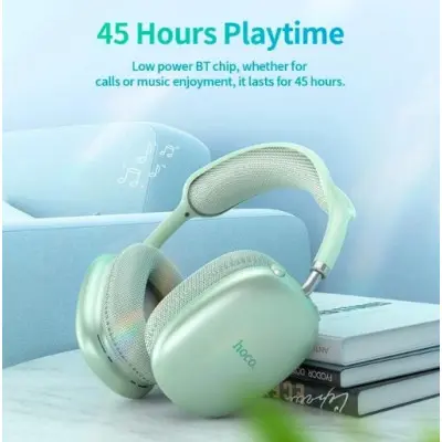 Беспроводные полноразмерные наушники Hoco W35 Air Green Stereo Bluetooth Headphones, зеленые