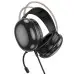Накладні ігрові навушники-гарнітура з мікрофоном Hoco W109 Rich gaming headphones Black, Чорні