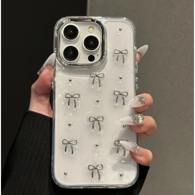 Чохол накладка Silver Bow  iPhone 16 Прозора