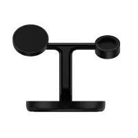 Бездротовий зарядний пристрій  Baseus Swan 3in1 20W Чорний, Чорний