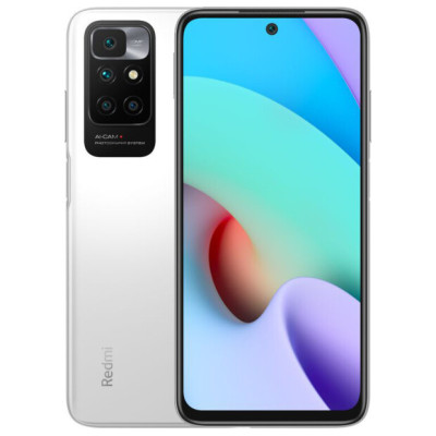 Смартфон Xiaomi Redmi 10 (2022) 4/64GB White, белый