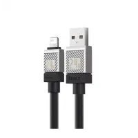 Кабель дата Baseus CoolPlay Lightning 2м Черный
