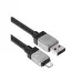 Кабель дата Baseus CoolPlay Lightning 2м Черный