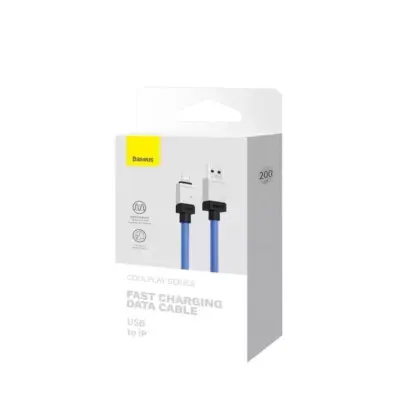Кабель дата Baseus CoolPlay Lightning 2м Синий