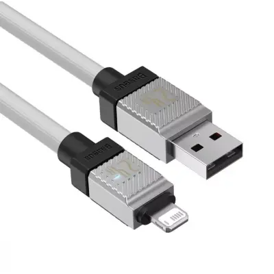 Кабель дата Baseus CoolPlay Lightning 2м Белый
