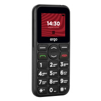 Мобільний телефон Ergo R181 Dual Sim Black, чорний