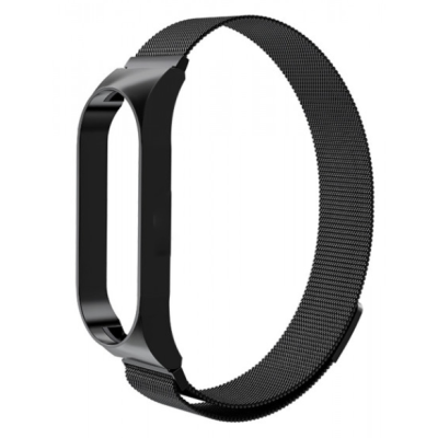 Ремешок Mi Band 7 Миланская петля Черный