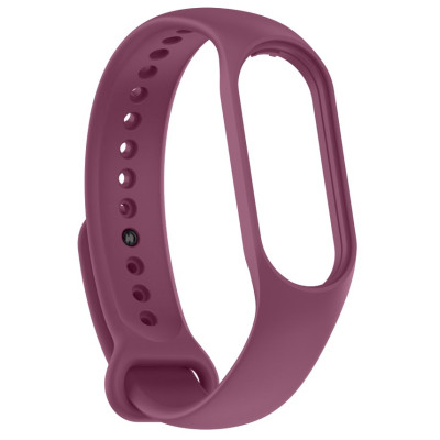 Ремешок Силикон Mi Band 5/6/7 Фиолетовый New