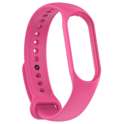 Ремінець Силікон Mi Band 5/6/7 Barbie Pink, Яскраво-рожевий New