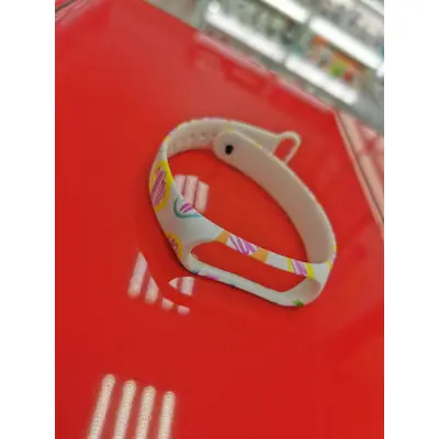 Ремешок Принт Mi Band 3/4 Сердца Белый Ремешок Принт Mi Band 3/4 Сердца Белый