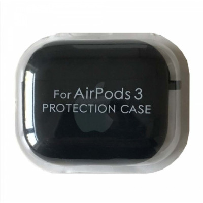 Чехол для наушников AirPods Pro Microfiber Logo Черный