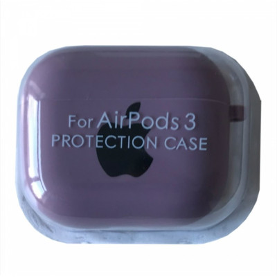 Чохол для навушників AirPods Pro Microfiber Logo Чорниця/Blueberry