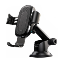 Автотримач Baseus Gravity Osculum WXYL-A01 Wireless Чорний Автотримач Baseus Gravity Osculum WXYL-A01 Wireless Чорний