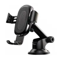 Автотримач Baseus Gravity Osculum WXYL-A01 Wireless Чорний Автотримач Baseus Gravity Osculum WXYL-A01 Wireless Чорний