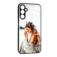 Чехол накладка Prisma UA Samsung A24 (A245) Украинка с флагом