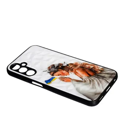 Чехол накладка Prisma UA Samsung A24 (A245) Украинка с флагом