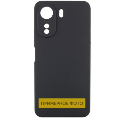 Чехол накладка Getman Liquid Silkl Xiaomi Redmi Note 8 Pro Черная