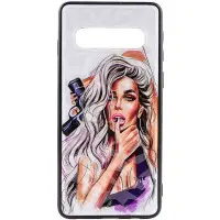 Чехол накладка Prisma Ladies Samsung G973 (S10) Фиолетовая