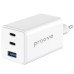 Сетевое зарядное устройство Proove Pocket GAN 65W (2Type-C+USB) White, Белый
