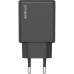 Сетевое зарядное устройство Proove Slender 45W (Type-C+USB) Black, Черный