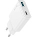 Сетевое зарядное устройство Proove Slender 45W (Type-C+USB) , Белый