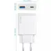 Сетевое зарядное устройство Proove Slender 45W (Type-C+USB) , Белый