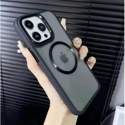 Чохол накладка Black Hybrid MagSafe iPhone 16e Чорна