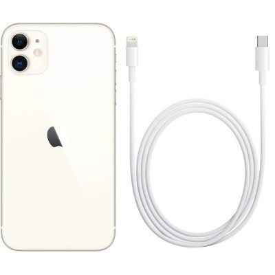 Смартфон Apple iPhone 11 128GB White, Білий (Б/В) (Ідеальний стан)